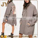 China Supplier OEM Winter 's Coat for Women Ladies Parka Coats With Embroidery Sequin Pattern thumbnail-1