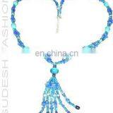 Glass Bead Costume Necklace thumbnail-1