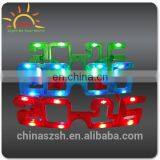 New Product 2016 LED Sunglasses, Happy New Years 2016 Glasses, Flashing 2016 Sunglasses for Home Decor