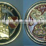 Fashion Sports Soft Enamel 3D Metal Double Coins