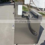 Continuous frying machine for french fries