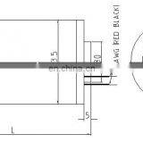 BMM-63ZYTY OD 63 mm 3000 Rpm Brushed 12v 24v High Torque Permanent Magnet Electric Motor thumbnail-3