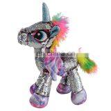 Manufacturers Custom Design Reversible Sequin Unicorn Stuffed Toy For Kids thumbnail-7