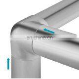 Stainless Steel Handrail Connector 3 Way Corner Union Elbow 90 Degree thumbnail-5