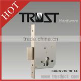 TRUST square bolt residential hardware 55mm peru mortise lock