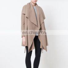 Latest Wholesale Knitted Sweater Women Cashmere Wool Coat thumbnail-1