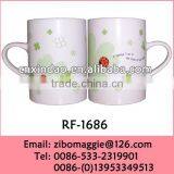 2016 Popular Good Quality Straight Tall Ceramic Coffee Travel Cups With Wholesale Price