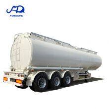 Mechanical suspension 3 axles 4 axles carbon steel 4500liters fuel tanker Q345 Aluminum alloy material diesel tanker trailer