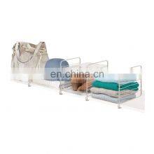 Versatile Metal Wire Closet Shelf Separator for Organization in Bedroom, Bathroom, Kitchen and Office Shelf thumbnail-3