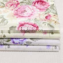 Cotton Twill Printed Fabric Garden Peony Quilt Set Pattern Cotton Bedding Sheet Fabric thumbnail-4