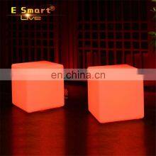 Event Cube Chairs Bright Colored Outdoor Furniture 40cm Led Cube Seat Chair Light thumbnail-4