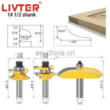 LIVTER Fillet Tenon + Side R Door Knife 1-2 Handle Tungsten Carbide Wood Router Bit Set for WoodWorking thumbnail-4