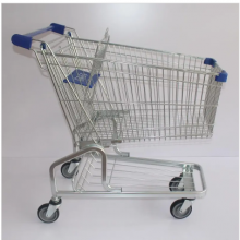 180L German Style Supermarket Shopping Cart thumbnail-5