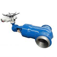 API ANSI Gate Valve Z85H Forged Steel A216 CF8M Stainless Steel HP Welded Valve Hard Pneumatic Actuator Industrial Use thumbnail-1
