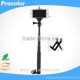 Travel Tourism Selfie Monopod With Wired Connection