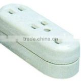 porcelain ceramic electrical socket plug