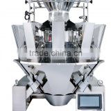 14 head multihead weigher for broad bean,plastic components,sweets,biscuit,sugar,tea,jelly,buttons,pumpkin,popcorn,etc
