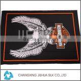 Superior Hand Block Polyester Viscose Badge Print Fabric thumbnail-1