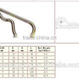 Carabiner Manufacture Enamel Pin Locking Spring R Clip R PIN China Supplier thumbnail-2