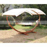 KD Design Garden Wooden Patio Hanging Double Hammock thumbnail-6