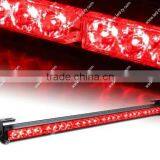 LED Emergency Warning Traffic Advisor Vehicle Strobe Light Bar 27" Red
