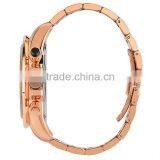 Trandy Fancy Black Bezel Coating PVD Rose Gold Luxury Polished Watches thumbnail-2