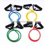 Heavy duty Latex Resistance Band tube Exercise Cords with Door Attachment