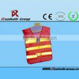 Size Can be Customized Red High Visibility Vest