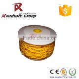 Traffic safety 6mm yellow and black Plastic Chain for traffic cones