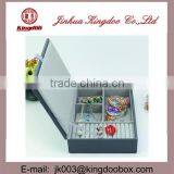 Jinhua Supplier Handmade PU Leather MDF Jewelry Box With Division Compartments thumbnail-2