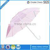 New Design Logo Customized Transparent Princess Umbrella