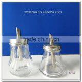 High Quality Empty Glass Spice Jar With Metal Lid