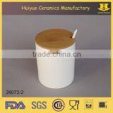 Ceramic Condiment Set, Spice Jar With Spoon thumbnail-3