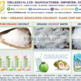 ORGANIC DESICCATED COCONUT FLAKE CHIP HIGHT FAT - TETRA BOX COCONUT WATER UHT TIDA KIM ORGANIC FRESH PURE NATURAL YOUNG COCONUT