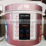 2016 Chinese Round Purple Stainless Steel Housing Digital 6L Electric Quick Rice Pressure Cooker 8-in-1 Multi Food Cookers thumbnail-1