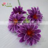 Cheap Silk Fabric Dahlia Flower 5 Heads thumbnail-5