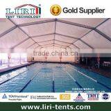 Big clear span polygon swimming pool tent