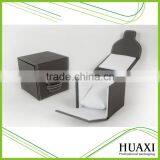 Grey Handmade Paper Cardboard Gift Box With Velvet Pillow