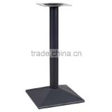foshan manufacture industrial style round cast iron metal dining table base leg with powder coated