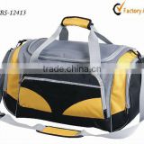 2014 Yellow polyester sports travel bag