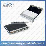 High Grade Custom Luxury Genuine Leather Business Name Credit Card Case