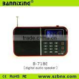 Good Quality B-718E TF Card FM Radio Portable Speaker