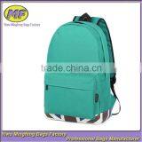 Custom High Quality Nylon Print Fabric High School Student Backpack Bag For Girl