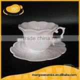 Wholesale Wedding Banquet Use Porcelain Tea Cups and Saucers thumbnail-2