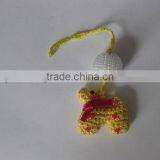Handmade Crochet Beaded Phone Key Chain