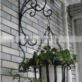 Folding Corner Bakers Rack Four Shelves - Black Wrought Iron Corner Shelf thumbnail-4