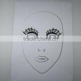 Wholesae Halloween Cartoon Cat Whisker Rhinestone Temporary Eye Tattoos Crystal Eye Sticker Safe Makeup Face Tattoos Factory thumbnail-3