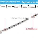 Noproblem P020 FDA Scalar Energy Fashion Jewelry Magnetic Bead Power Metal Charm Silver Bracelet thumbnail-4