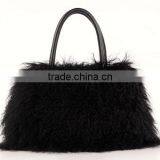 Wholesale Genuine Mongolian Lamb Fur Bag for Fashion Women With Reasonable Price Fur Bag thumbnail-2