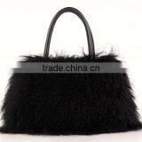 Wholesale Genuine Mongolian Lamb Fur Bag for Fashionable Ladies with Cheap Price Fur Bag